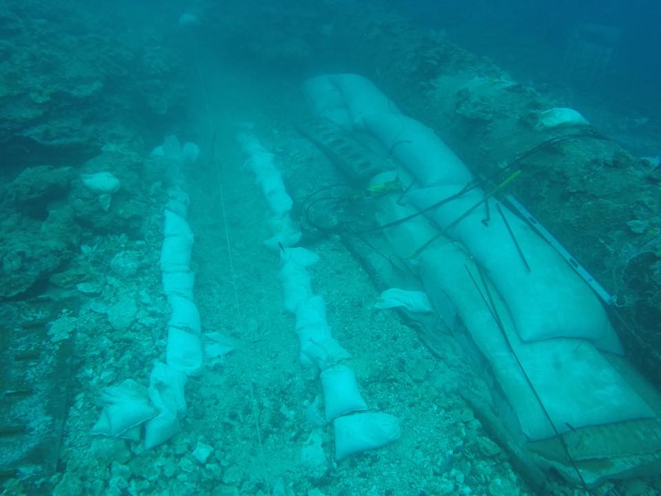 underwater grout bags
